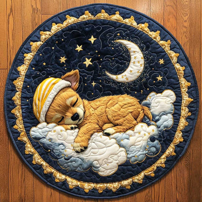 Dreamy Chihuahua WN2804027CL Quilted Round Mat