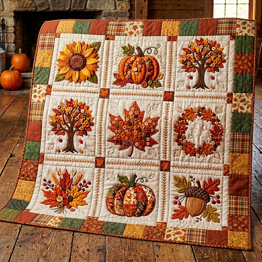 Fall Treasures Sampler WN1906005CL Quilt