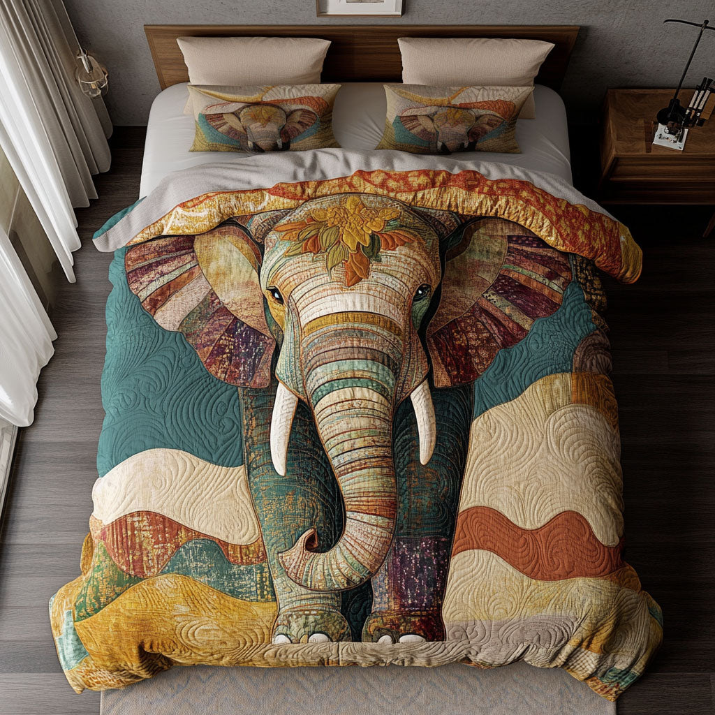 Earthbound Elephant WN0801028CL Duvet Cover Set