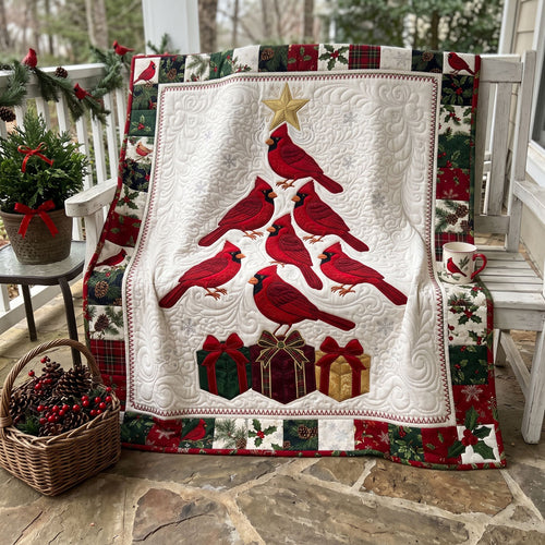 Christmas Cardinal Tree Of Joy WN2706003CL Quilt
