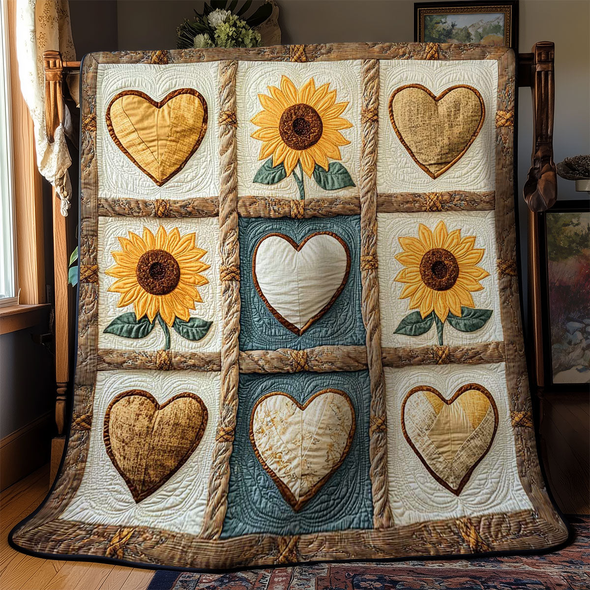 Sunflower Bliss WN0303063CL Quilt