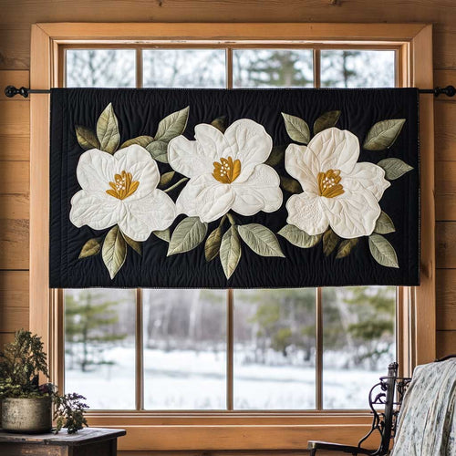 Golden Magnolia WN1403095CL Quilted Valance