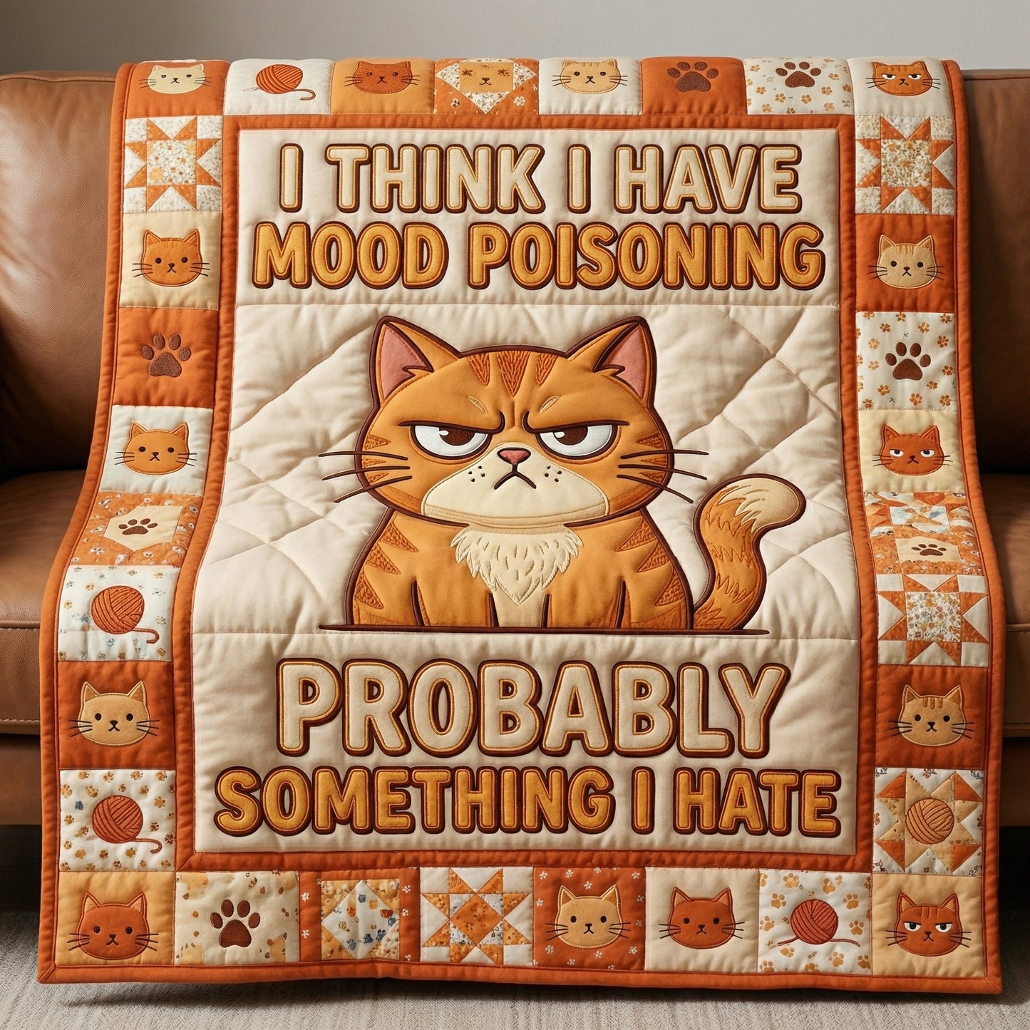 I Have Mood Poisoning XR1004049CL Quilt
