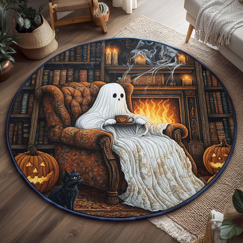 Midnight Reverie WJ2407043CL Quilted Round Mat