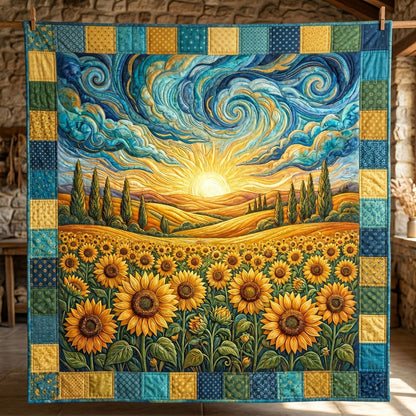 Sunlit Fields Symphony WN0306012CL Quilt