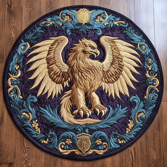 Griffin Emblem WN2404048CL Quilted Round Mat