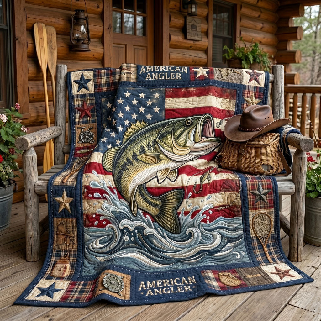 American Angler Bass Fishing WN1205001CL Quilt
