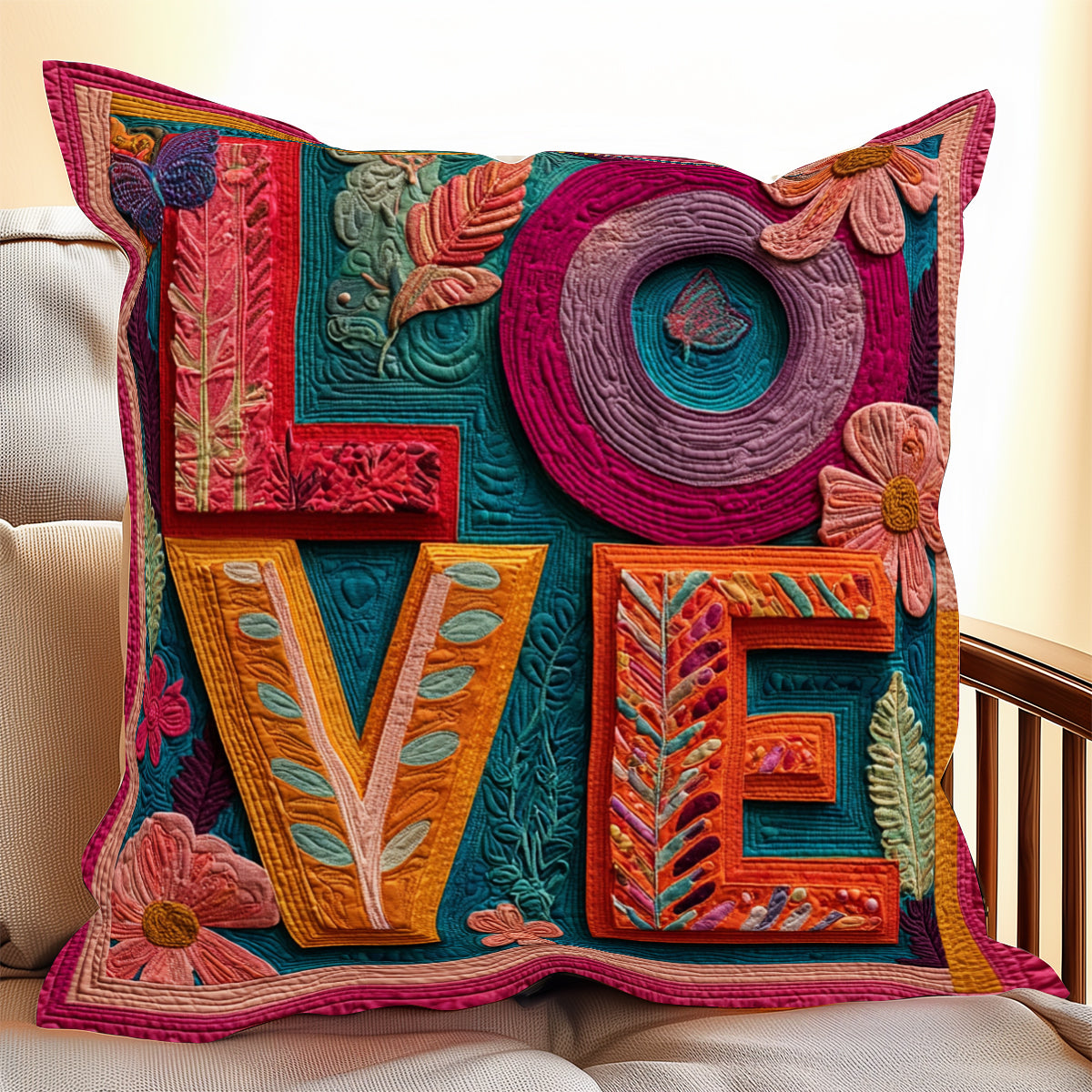Patchwork Love CP1301061CL Quilt Pillow Case