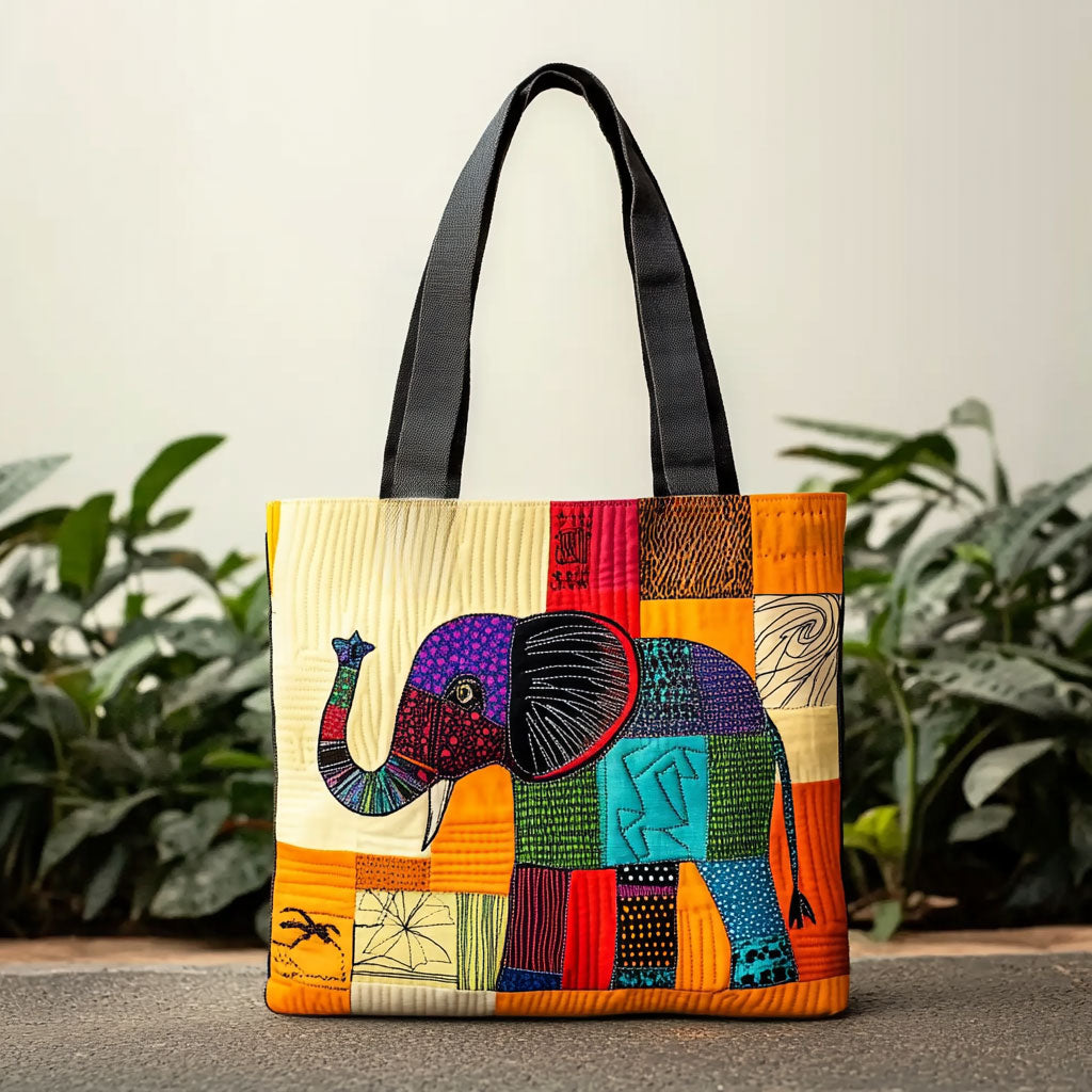 Elephant Path WN0910025CL Quilted Tote Bag