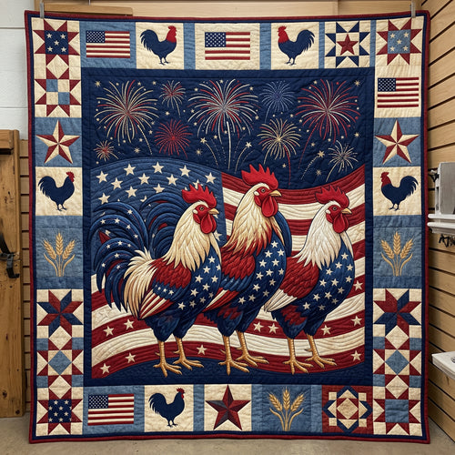 American Chickens XR1004026CL Quilt