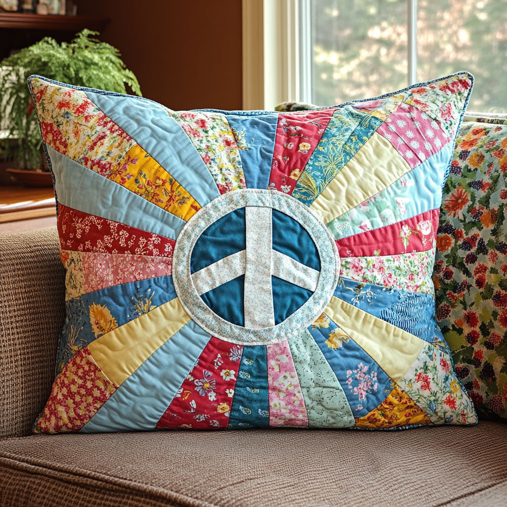 Peaceful Patchwork CW0701109CL Quilt Pillow Case