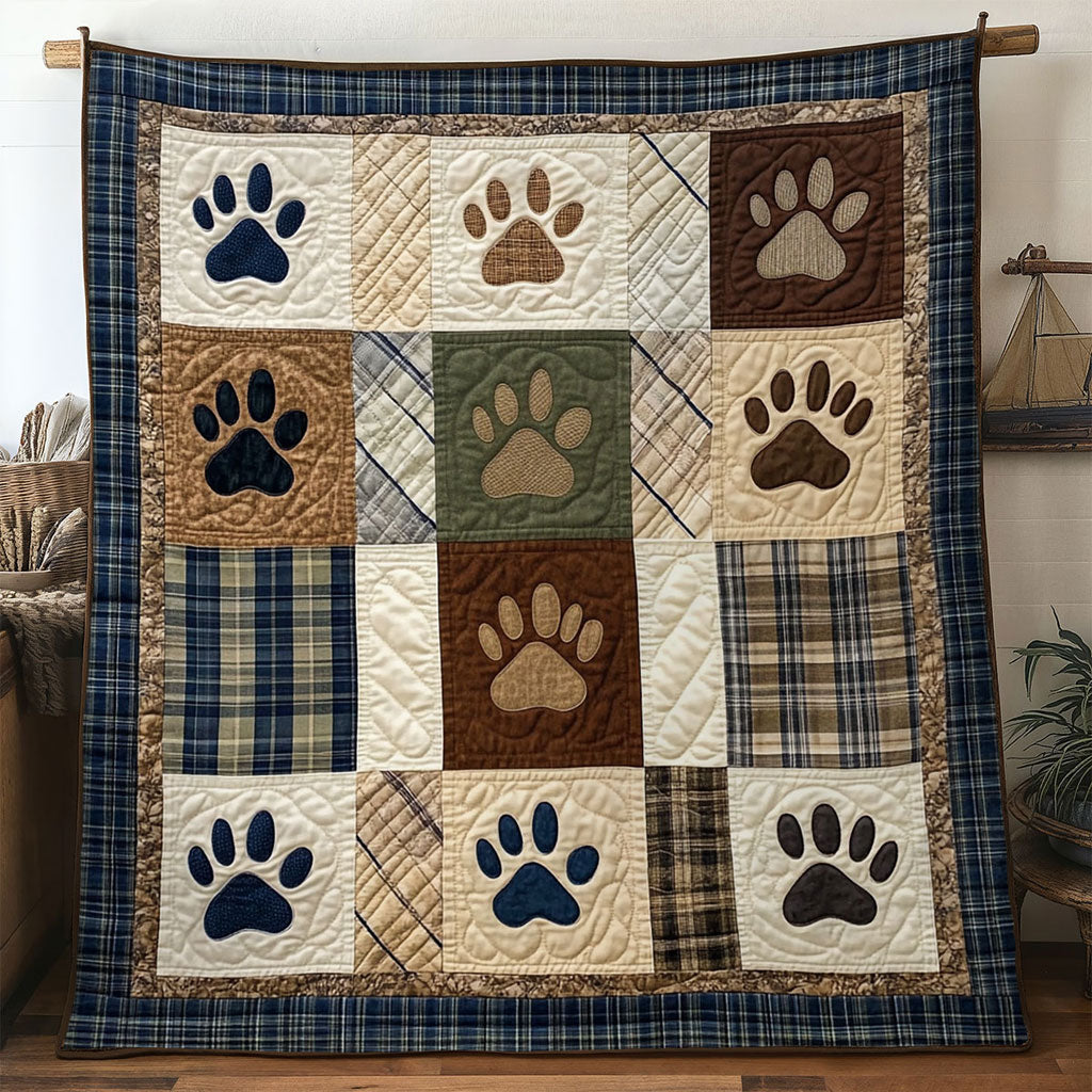 Dog Paw Warmth WN1201025CL Quilt