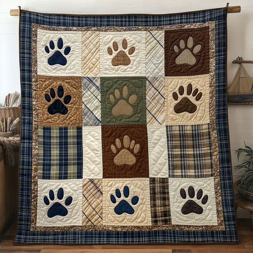 Dog Paw Warmth WN1201025CL Quilt