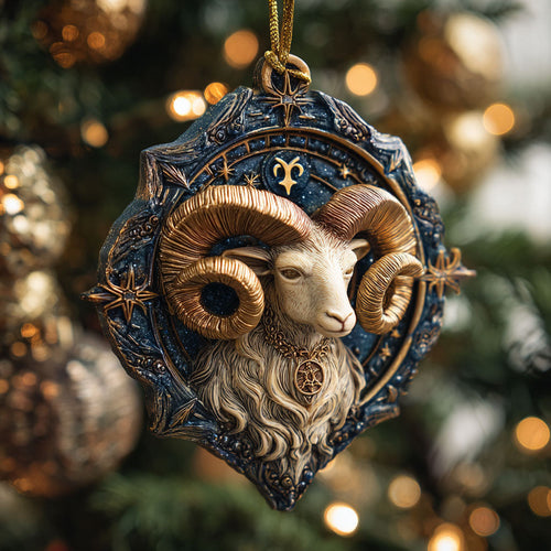 Celestial Ram CP0912093CL Christmas Ornament