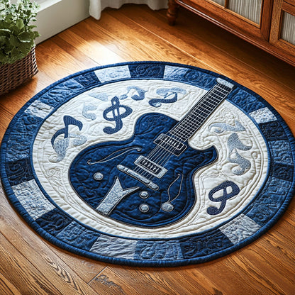 Guitar Vibes WN0407125CL Quilted Round Mat