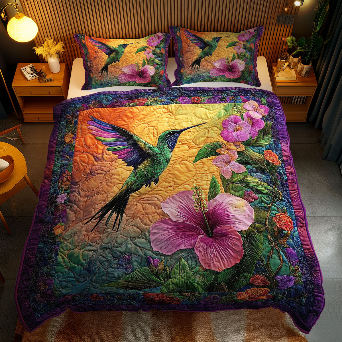 Hummingbird Magic WN0802074CL Duvet Cover Set