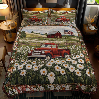 Red Truck Countryside WN0703102CL Duvet Cover Set