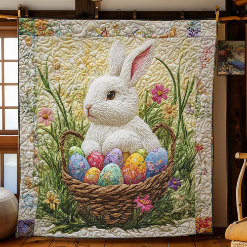 Pastel Easter Rabbit WN0403057CL Quilt