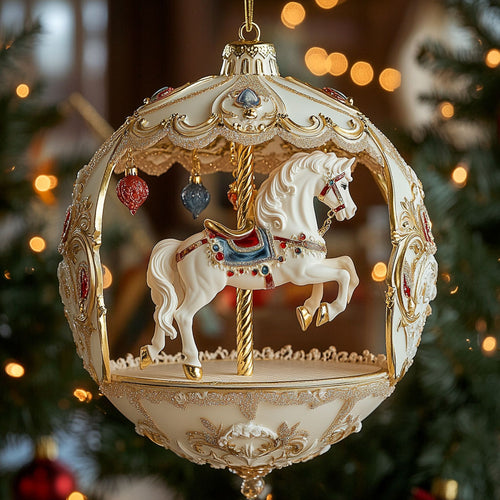 Golden Ring Horse CW2611029CL Christmas Ornament