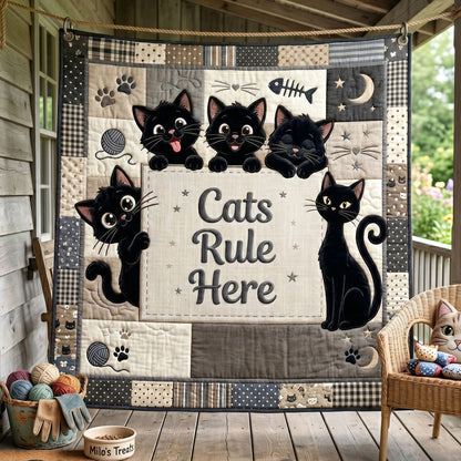 Black Cat Patchwork WN2705001CL Quilt