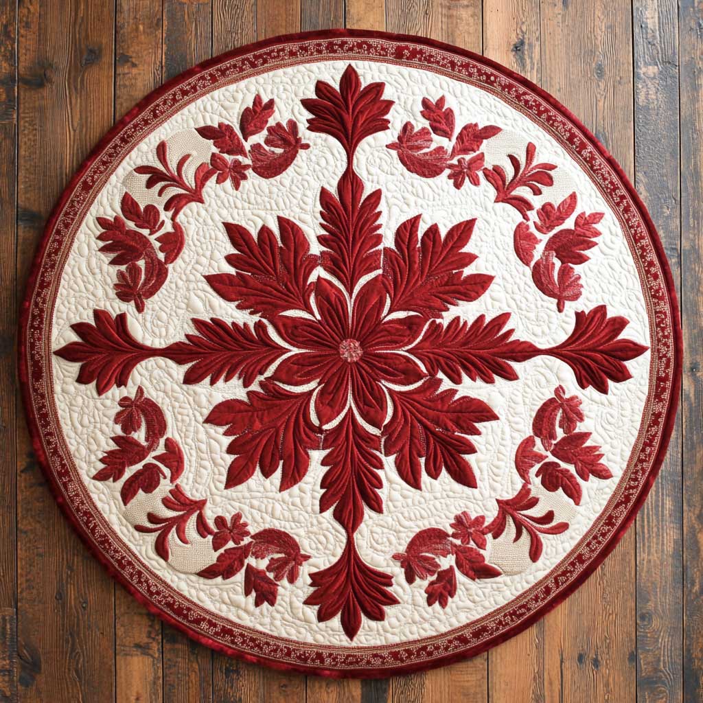 Elegant Hawaiian WN0805007CL Quilted Round Mat