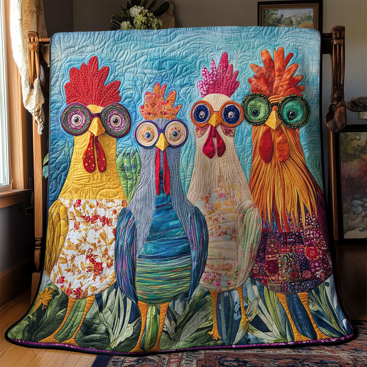 Silly Chicken WN0803050CL Quilt