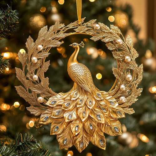 Peacock Pearl CW2711048CL Christmas Ornament