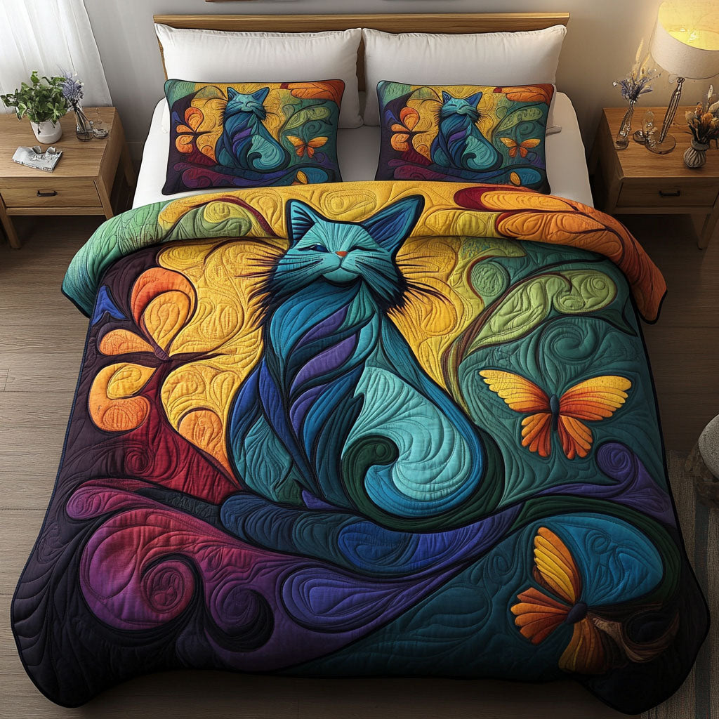 Velour Cat WN0701102CL Duvet Cover Set