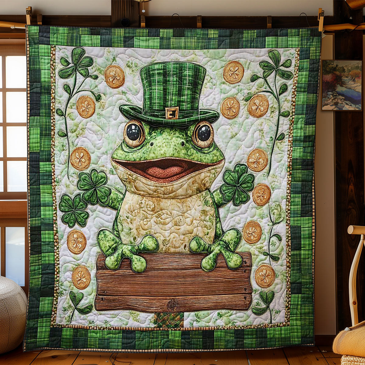 Clover Frog WN0402055CL Quilt