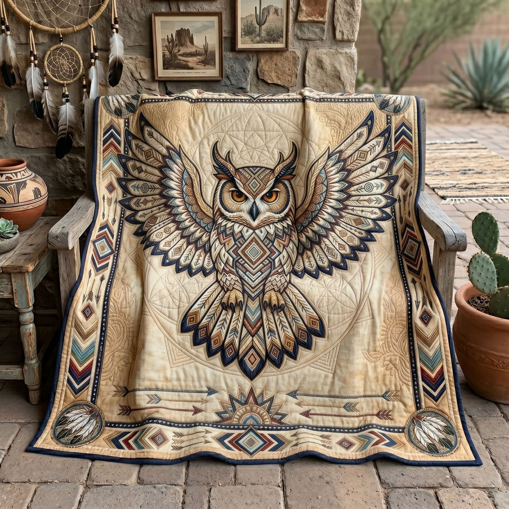 Tribal Owl Sentinel WN0806015CL Quilt
