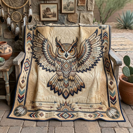 Tribal Owl Sentinel WN0806015CL Quilt
