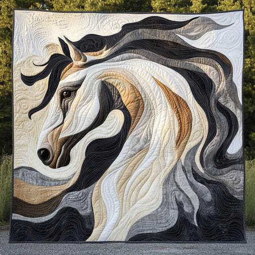 Majestic White Horse WP1102036CL Quilt