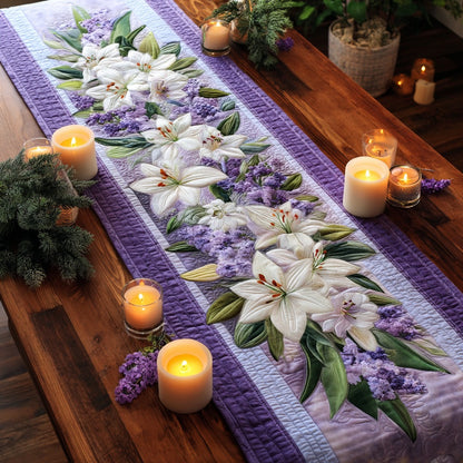 Elegant Garden XR2111025CL Quilted Table Runner