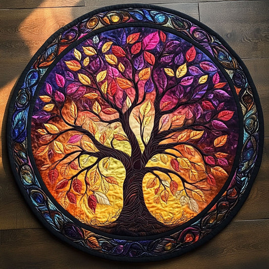 Tree Of Life Eternal WN0206041CL Quilted Round Mat