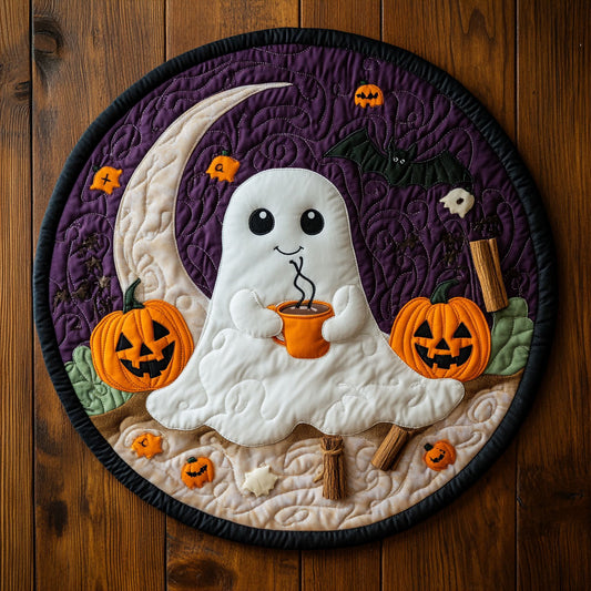Luminous Ghost WN2507052CL Quilted Round Mat
