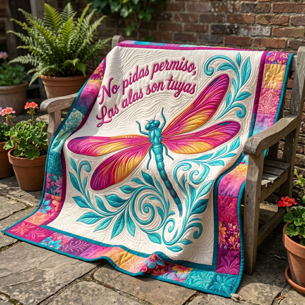 Free Spirit Dragonfly WN2204009CL Quilt