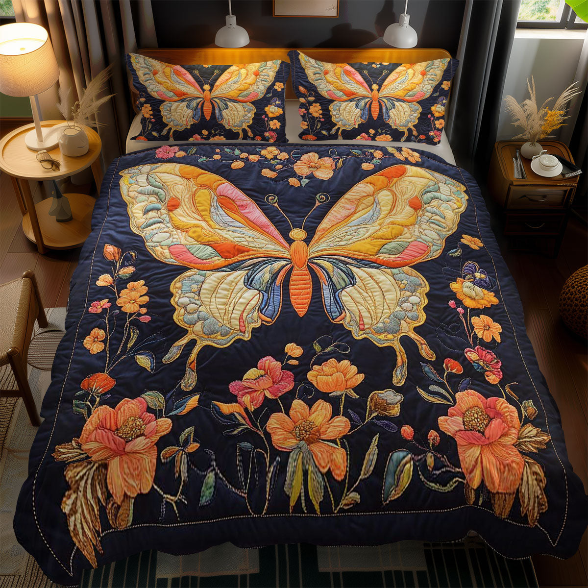 Garden Butterfly WN1002065CL Duvet Cover Set