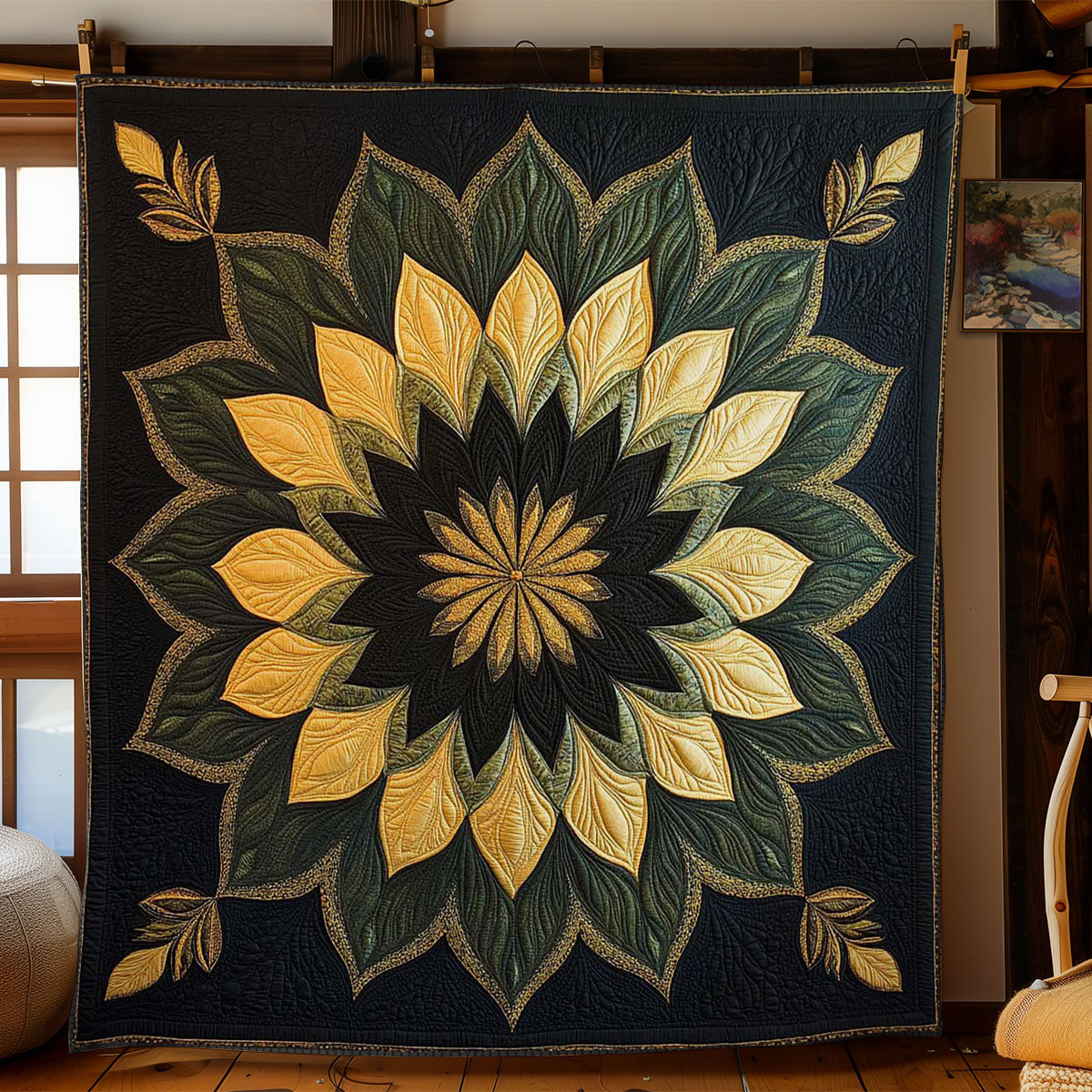 Celestial Flower WN1303050CL Quilt