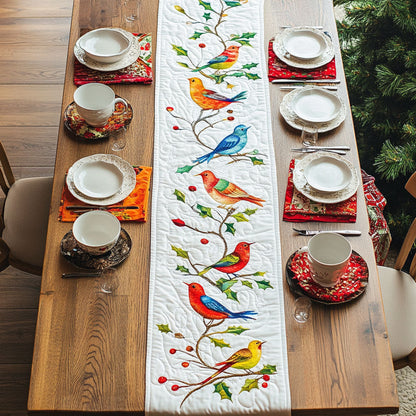 Bird WJ1405016CL Quilted Table Runner