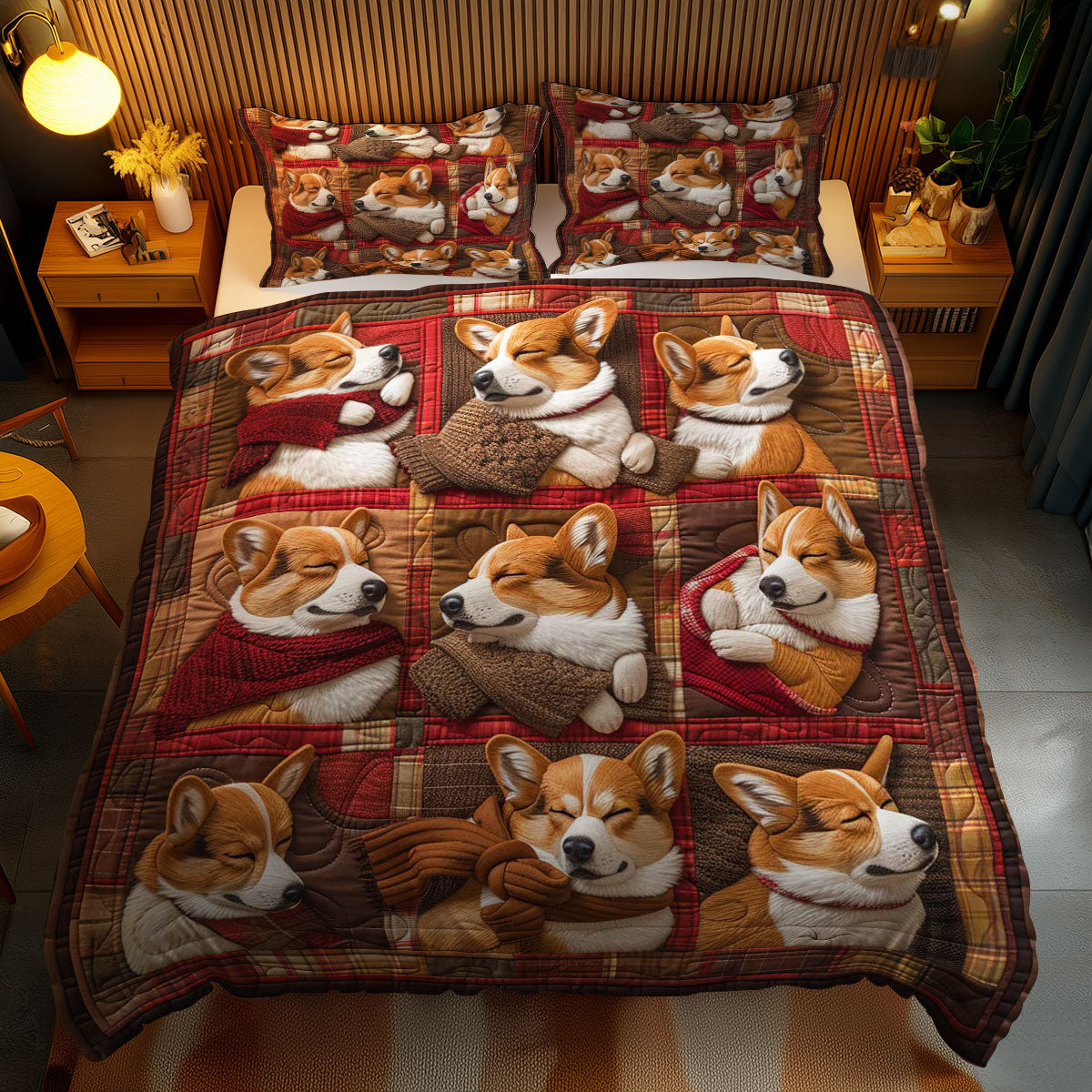 Dreamy Corgi WN1303139CL Duvet Cover Set