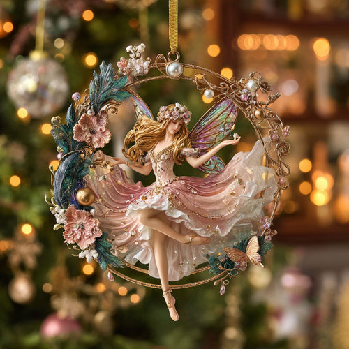 Serene Fairy CW0412069CL Christmas Ornament