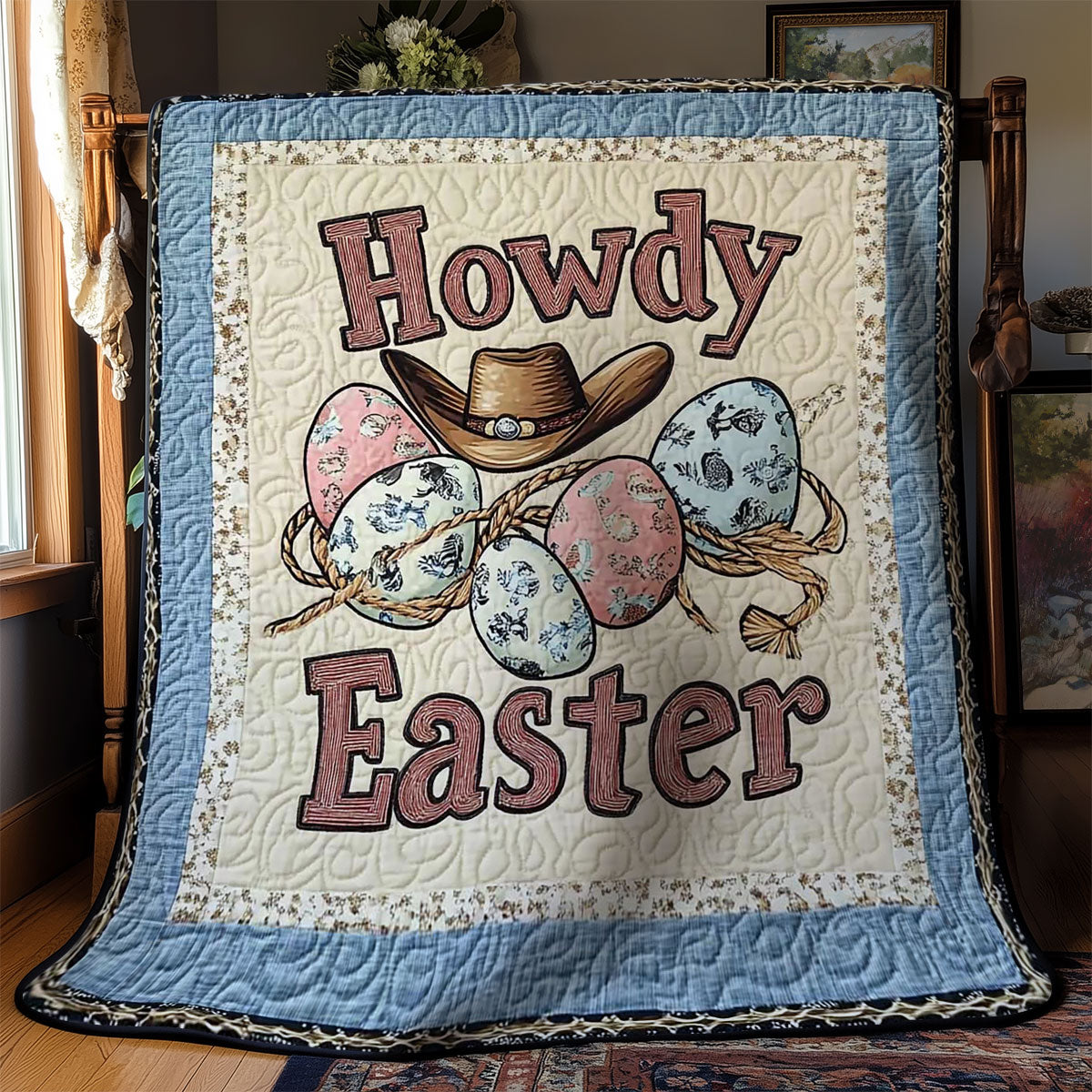 Rustic Easter Charm WN1103034CL Quilt