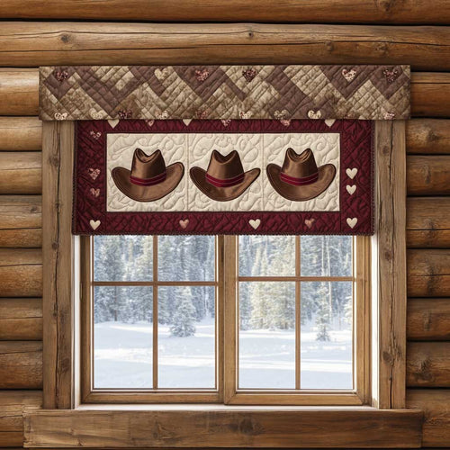 Cozy Cowboy Hat WN1505054CL Quilted Valance