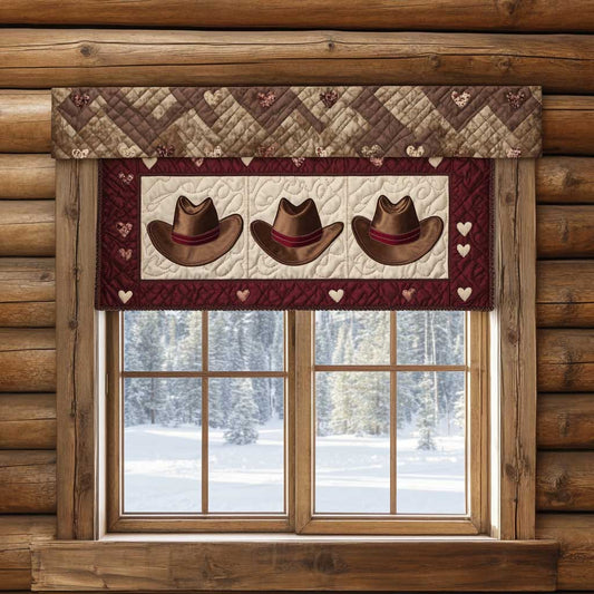 Cozy Cowboy Hat WN1505054CL Quilted Valance