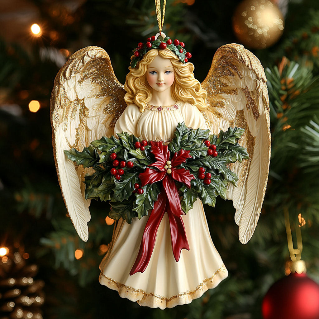 Holiday Angel CW0212030CL Christmas Ornament