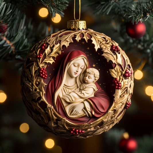 Sacred Mary CW1701010CL Christmas Ornament