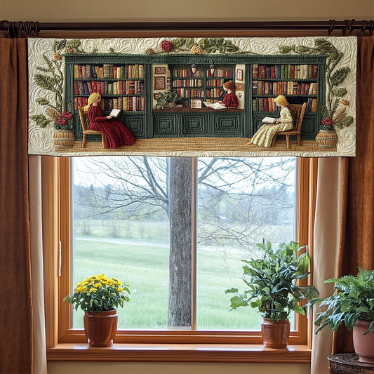 Library WJ1405020CL Quilted Valance
