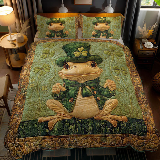 Festive Frog WN0402074CL Duvet Cover Set