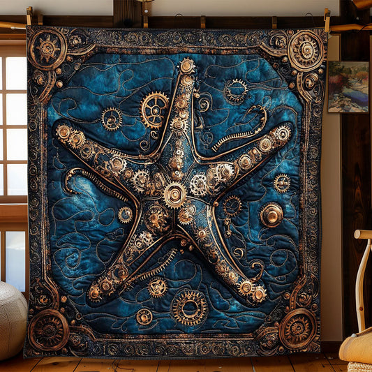 Celestial Steampunk Starfish WN0602041CL Quilt