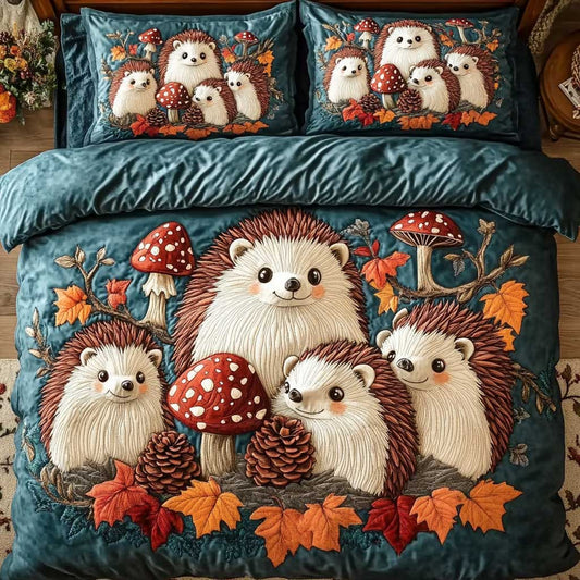 Hedgehog’s Mushroom Meadow WN1203052CL Duvet Cover Set